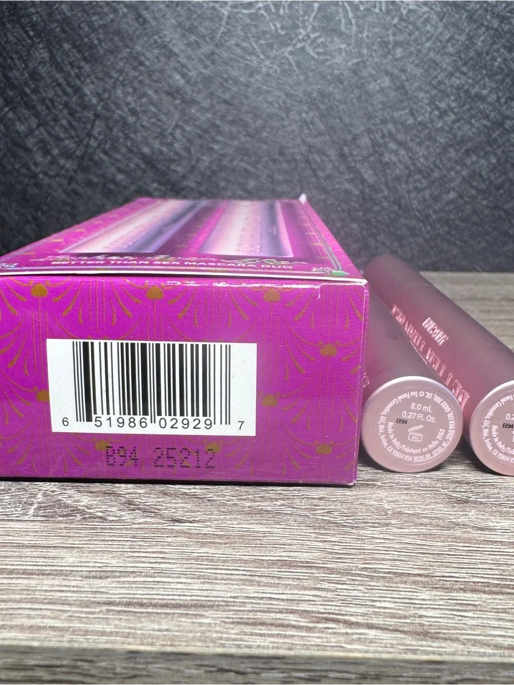 Too Faced Lashes Ever After Better Than Sex Mascara Duo Lengthening 8ml Each